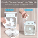 Ar Condicionado Portátil 3 em 1 - Umidificador com Luz noturna de LED - USB