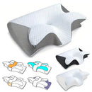 Travesseiro Ortopédico de Contorno Ergonômico - 2 em 1 Para Dor no Pescoço
