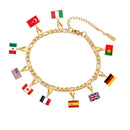 Pulseira Países - Copa do Mundo/Viagens